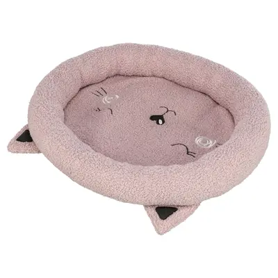 Trixie kattenmand Junior lila 50 x 40 cm – teddystof, voor jonge katten