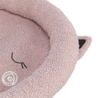 Trixie kattenmand Junior lila 50 x 40 cm – teddystof, voor jonge katten - Afbeelding 7