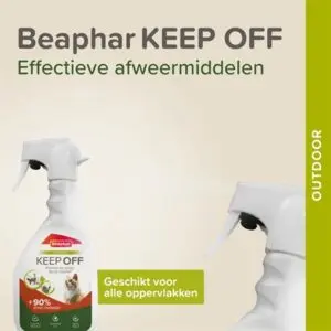 Beaphar Keep Off spray outdoor 500 ml – kattenafschrikmiddel voor buiten - Afbeelding 4