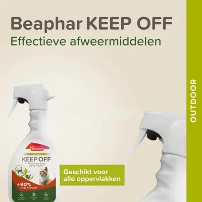 Beaphar Keep Off spray outdoor 500 ml – kattenafschrikmiddel voor buiten