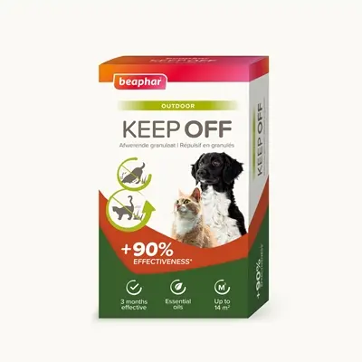 Beaphar Keep Off granulaat 2 x 200 g – afschrikmiddel voor honden en katten
