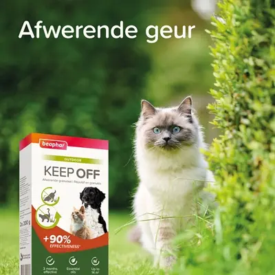 Beaphar Keep Off granulaat 2 x 200 g – afschrikmiddel voor honden en katten - Afbeelding 8