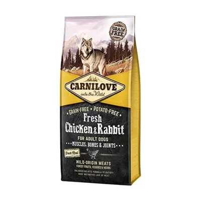 Carnilove hondenvoer Fresh Chicken & Rabbit 12 kg – graanvrij