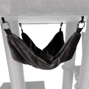 Trixie hangmat voor krabpaal Amadeus XXL grijs 40 x 40 cm - Afbeelding 4