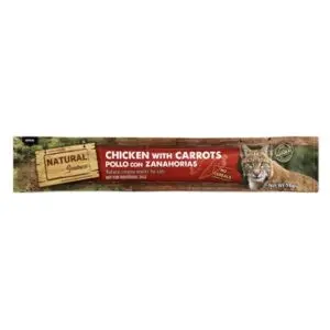 Natural Greatness kattensnack kip met wortel 4 x 14 g – Vision Support - Afbeelding 4