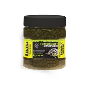 Komodo schildpadvoer Banaan 170 g – vezelrijke pellets - Afbeelding 1