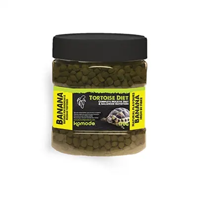 Komodo schildpadvoer Banaan 170 g – vezelrijke pellets