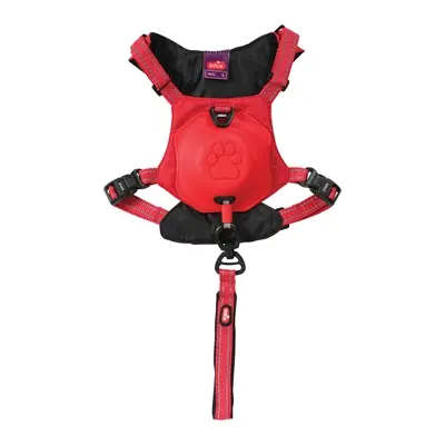 Zolux Easyride hondentuig rood XS 33-43 cm – handsfree, 3-9 kg