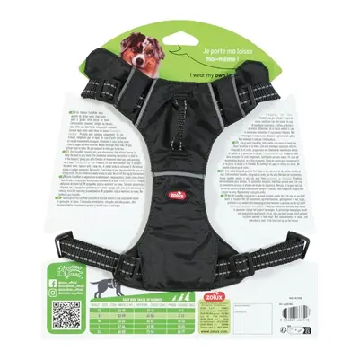 Zolux Easyride hondentuig zwart S 41-54 cm – handsfree, 5-12 kg - Afbeelding 10