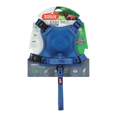 Zolux Easyride hondentuig blauw M 55-67 cm – handsfree, 16-33 kg - Afbeelding 11