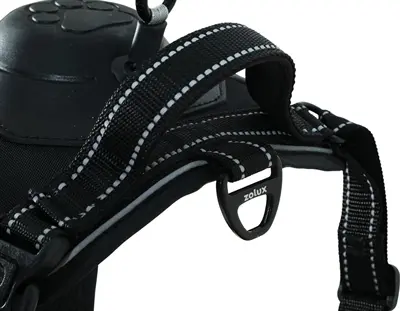 Zolux Easyride hondentuig zwart M 55-67 cm – handsfree, 16-33 kg - Afbeelding 8