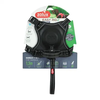 Zolux Easyride hondentuig zwart M 55-67 cm – handsfree, 16-33 kg - Afbeelding 9