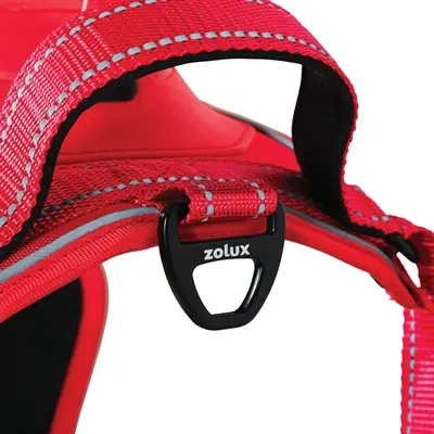 Zolux Easyride hondentuig rood M 55-67 cm – handsfree, 16-33 kg - Afbeelding 8