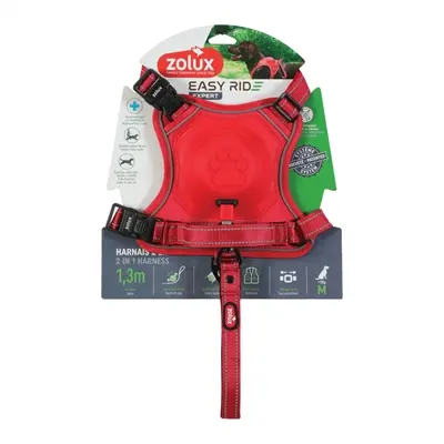 Zolux Easyride hondentuig rood M 55-67 cm – handsfree, 16-33 kg - Afbeelding 11