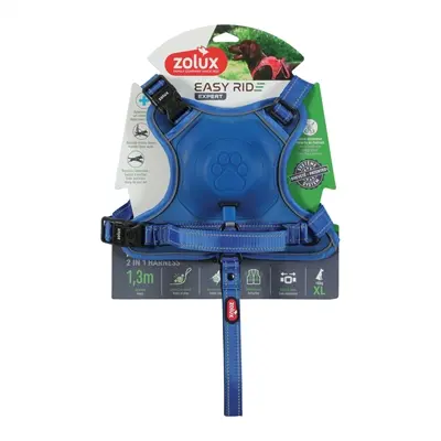 Zolux Easyride hondentuig blauw XL 73-94 cm – handsfree, 55-77 kg - Afbeelding 11