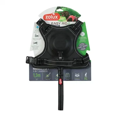Zolux Easyride hondentuig zwart XL 73-94 cm – handsfree, 55-77 kg - Afbeelding 6