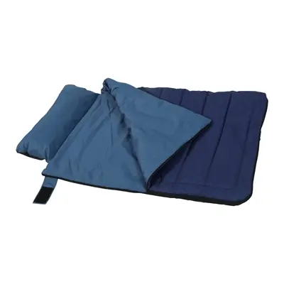 Zolux hondendeken en slaapzak 2-in-1 Bivouak blauw 95 x 60-120 cm