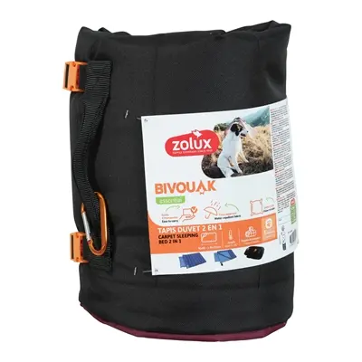 Zolux hondendeken en slaapzak 2-in-1 Bivouak rood 95 x 60-120 cm - Afbeelding 6