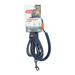Zolux Bivouak sleeplijn rond siliconen blauw 5 m x 0,6 cm - Afbeelding 4