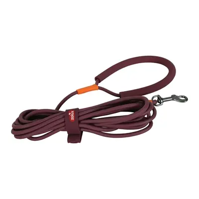 Zolux Bivouak sleeplijn rond siliconen rood 5 m x 0,6 cm