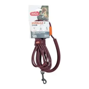 Zolux Bivouak sleeplijn rond siliconen rood 5 m x 0,6 cm - Afbeelding 4