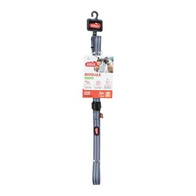 Zolux Bivouak sleeplijn plat blauw 5 m x 1,5 cm – waterafstotend