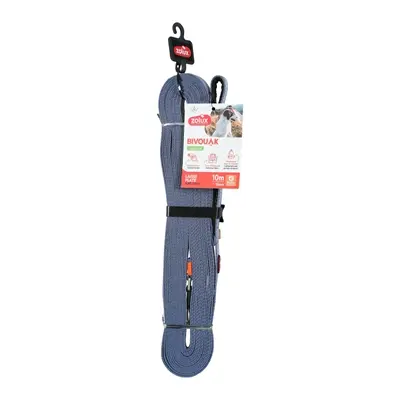 Zolux Bivouak sleeplijn plat blauw 10 m x 1,5 cm – waterafstotend