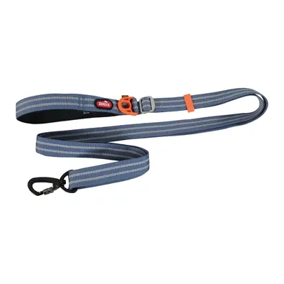 Zolux Bivouak verstelbare hondenriem blauw 2 m x 2,5 cm