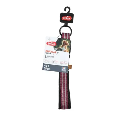 Zolux Bivouak Halsband Hond Rood 45-55cm - Reflecterend