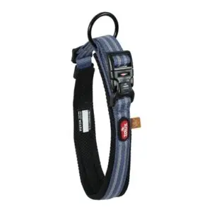 Zolux Bivouak halsband hond blauw XL 55-65 x 3,5 cm – reflecterend - Afbeelding 1