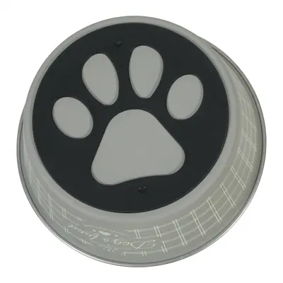Zolux Food voerbak taupe 1200 ml – RVS, anti-slip, voor honden