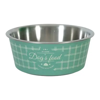 Zolux Food voerbak groen 1200 ml – RVS binnenkant, voor honden