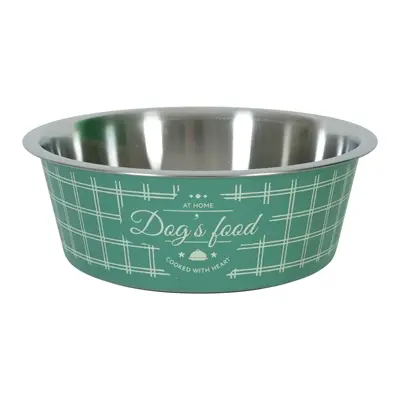 Zolux Food voerbak groen 1700 ml – RVS binnenkant, voor honden