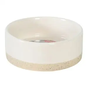 Zolux Olaria voerbak kat keramiek beige 300 ml – 12 cm, antislip - Afbeelding 1