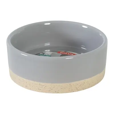 Zolux voerbak kat Olaria keramiek grijs 300 ml – rond met anti-slip