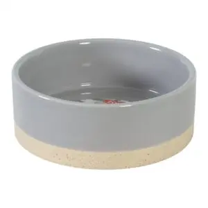 Zolux Olaria voerbak keramiek grijs 450 ml 14 cm - Afbeelding 1