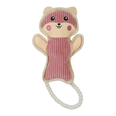 Zolux Buddy hamster hondenspeeltje roze 14 x 5 x 28 cm – pluche, piepend