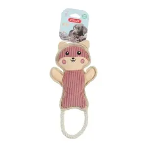 Zolux Buddy hamster hondenspeeltje roze 14 x 5 x 28 cm – pluche, piepend - Afbeelding 4