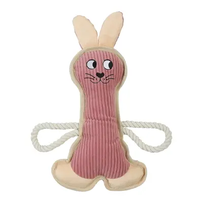 Zolux Buddy konijn hondenspeeltje roze 27 x 5 x 33 cm – pluche, piepend
