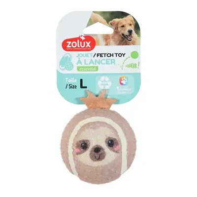 Zolux Tennisbal Luiaard 7.5 Cm - Hondenbal Met Pieper