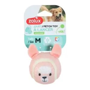 Zolux hondenspeeltje tennisbal Lama M 6 cm – met pieper - Afbeelding 2
