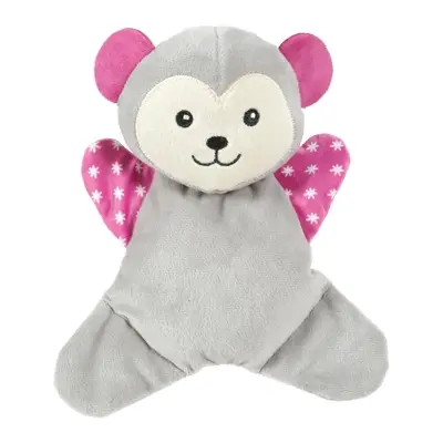 Zolux hondenknuffel Maxou Cuddly grijs 18 x 4,5 x 20 cm – met pieper