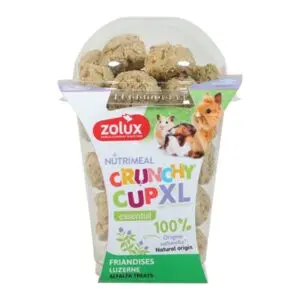 Zolux NMeal Crunchy Cup XL natuurlijk 190 g – snack voor knaagdieren - Afbeelding 1