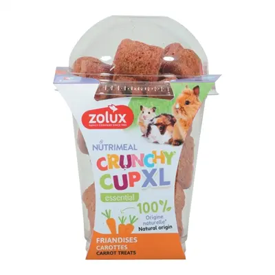 Zolux NMeal Crunchy Cup XL wortel 110 g – snack voor knaagdieren