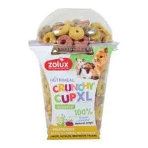Zolux NMeal Crunchy Cup XL ring 170 g – snack voor knaagdieren - Afbeelding 1