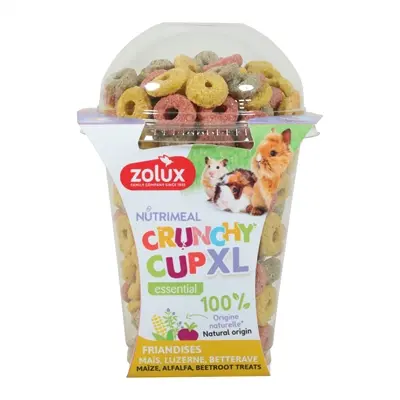Zolux NMeal Crunchy Cup XL ring 170 g – snack voor knaagdieren