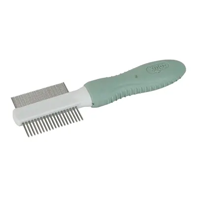 Zolux dubbele kam voor knaagdieren 14,5 cm – antislip handvat