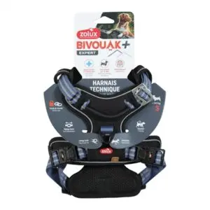 Zolux Bivouak hondentuig blauw S 43-56 cm – tot 10 kg - Afbeelding 4