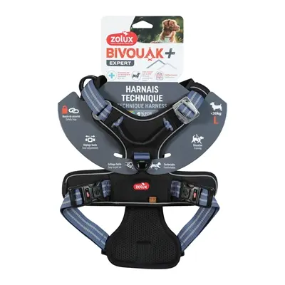 Zolux Bivouak hondentuig blauw L 69-81 cm – tot 30 kg