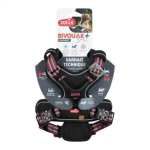 Zolux Bivouak hondentuig rood XS 33-43 cm – tot 5 kg - Afbeelding 1